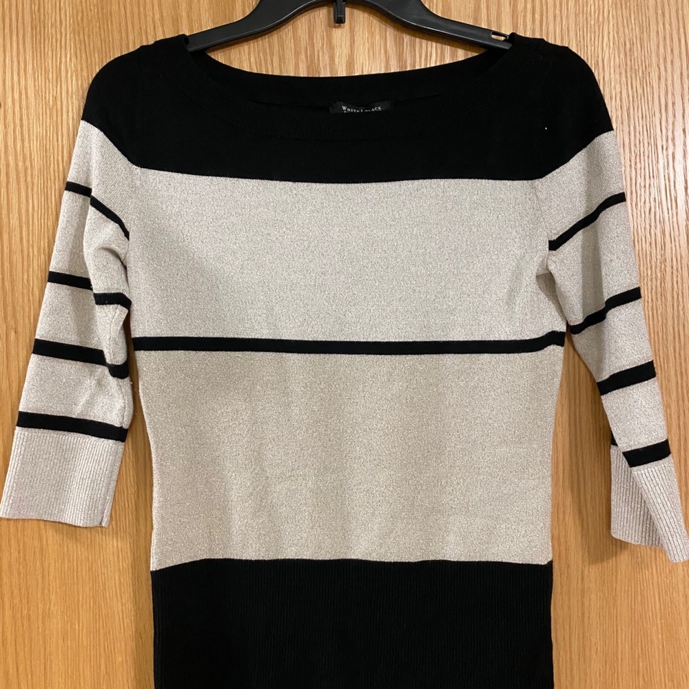 White House-Black Market knit top